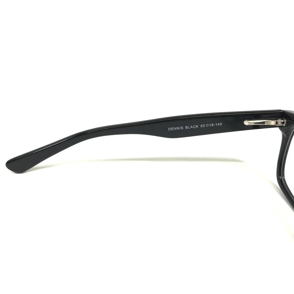 Eight to Eighty Eyeglasses Frames DENNIS BLACK Square Full Rim 53-19-140